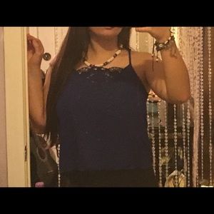 Blue tank-top Blouse